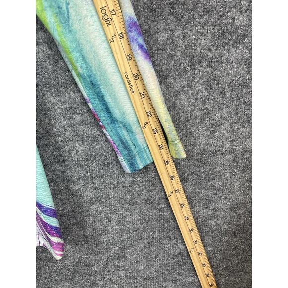 Soft Surroundings Dale Abstract Watercolor Long Sleeve Tunic Top XL - Picture 6 of 9